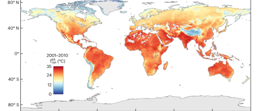 国家生态科学数据中心发布基于FLUXNET的全球生态系统呼吸最适温度数据集