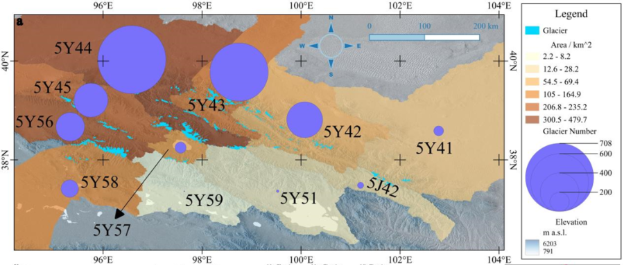 祁连山冰川编目数据（2018/2019）数据集在国家青藏高原科学数据中心发布